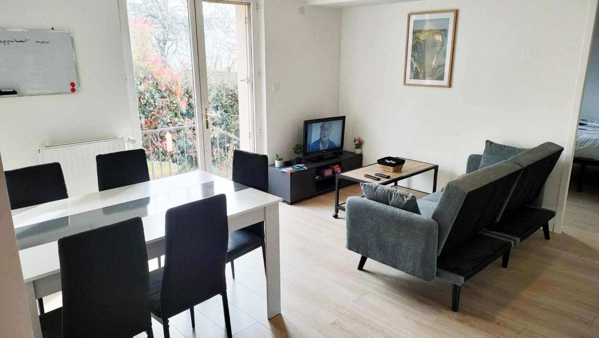 Appartement Cosy 2 Chambres Avec Jardin Les Ponts-de-Cé Exterior foto